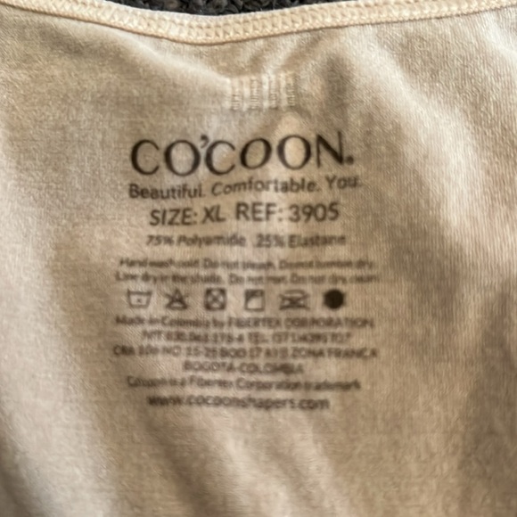 Co’coon Cream Bodysuit with Adjustable Straps size xl - Picture 5 of 6